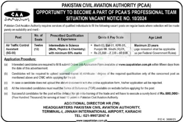 Latest Government Jobs in Civil Aviation Authority August 2024